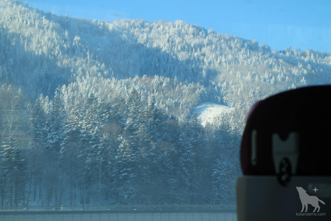 釧路から札幌へ。車窓からの風景 (2)