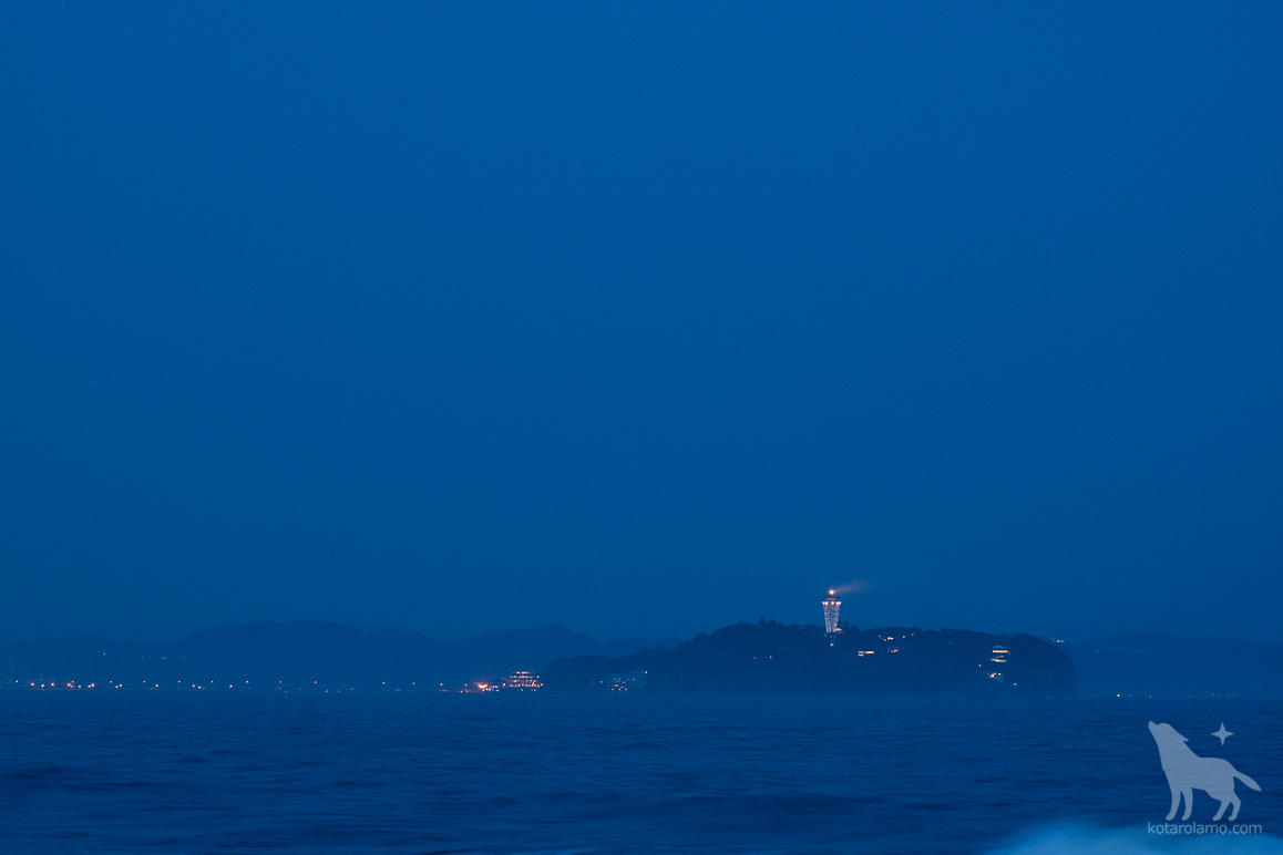日没の江ノ島