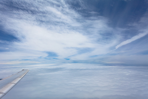 雲海の上に雲