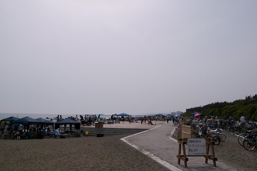 バーベキューの光景