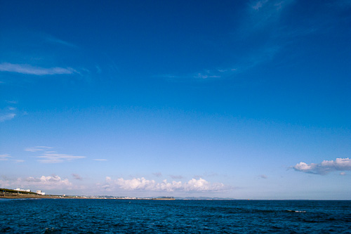 9月11日の茅ヶ崎の海