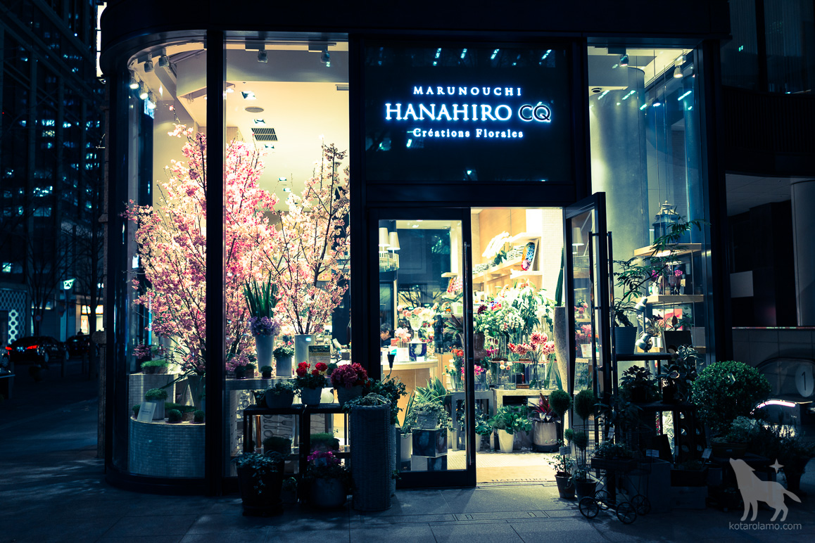 Marunouchi Hanahiro. ブリックスクエアの花屋さん